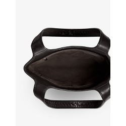 Veneto leather shoulder bag with Intrecciato motif