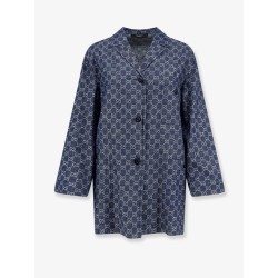 Cotton shirt with all-over GG motif