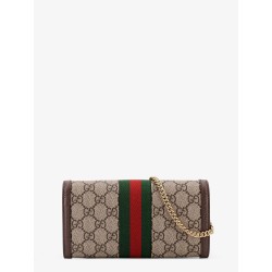Ophidia GG Supreme Fabric and leather crossbody bag