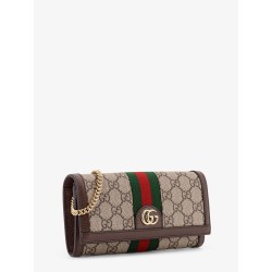 Ophidia GG Supreme Fabric and leather crossbody bag