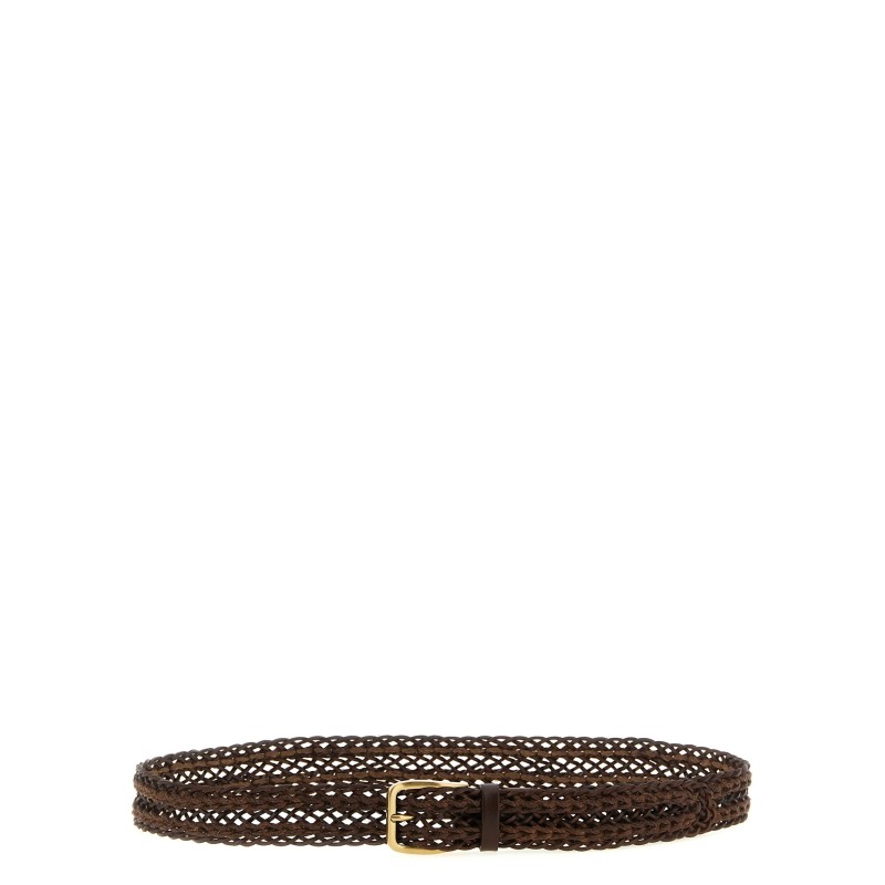Braided calf belt