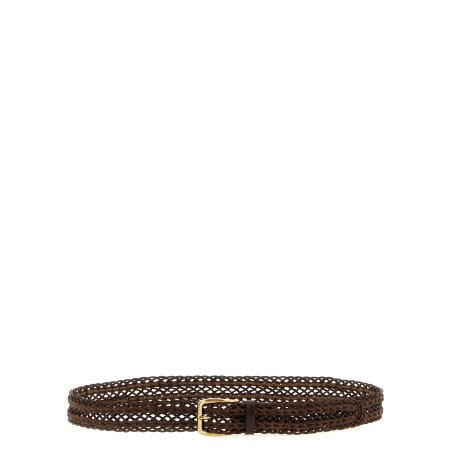 Braided calf belt