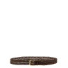 Braided calf belt