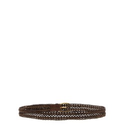 Braided calf belt