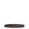 Braided calf belt