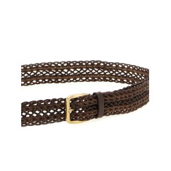 Braided calf belt