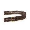 Braided calf belt