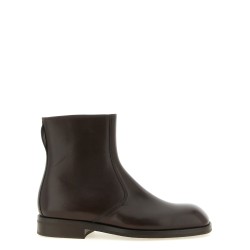 Zip ankle boots