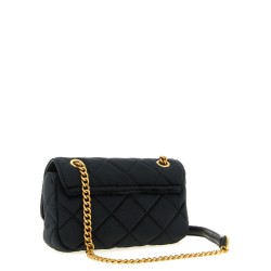 Shaved velvet shoulder strap