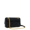 Shaved velvet shoulder strap
