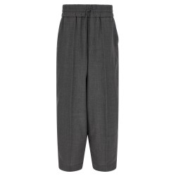 Mélange wool pants