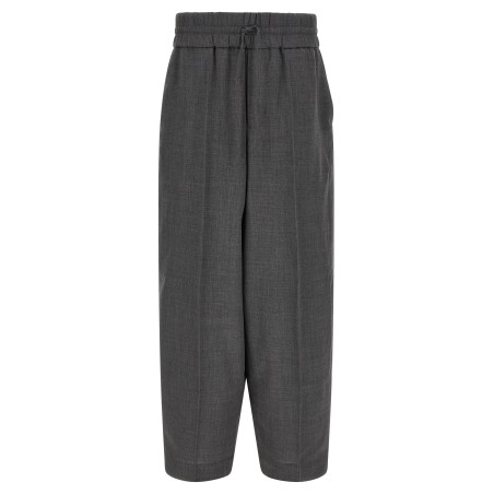 Mélange wool pants