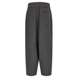 Mélange wool pants