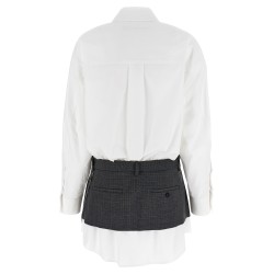 'Pre-Styled Shirt Dress W Chain' dress
