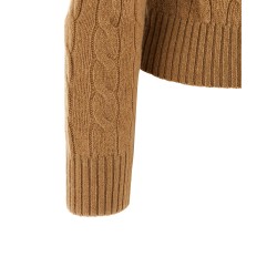 Braided polo shirt