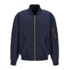 Logo embroidery bomber jacket