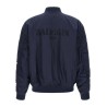 Logo embroidery bomber jacket