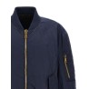 Logo embroidery bomber jacket