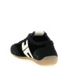 Nappa and velvet sneakers