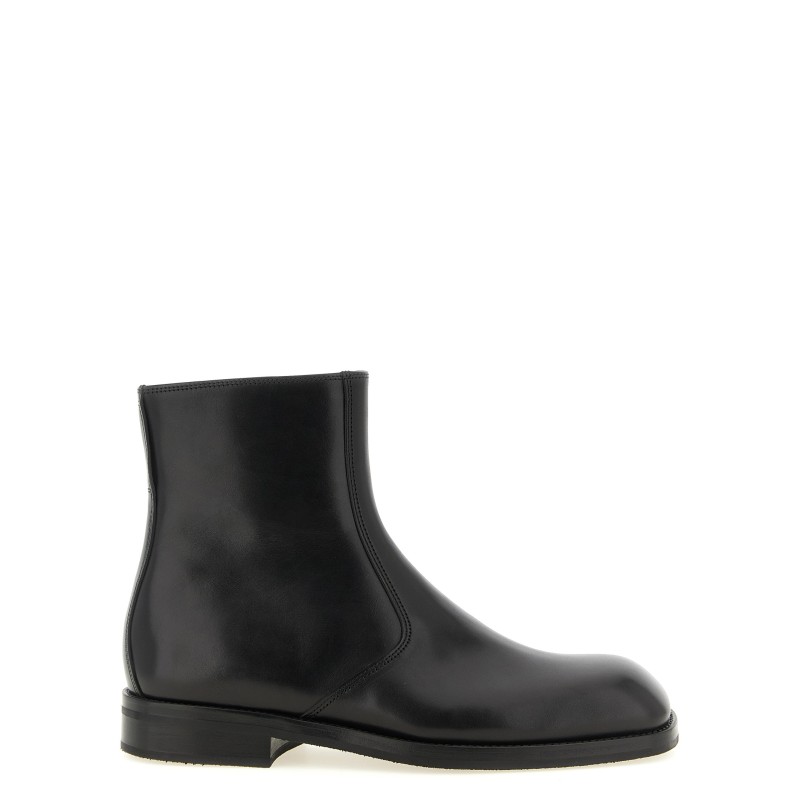 Zip ankle boots