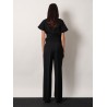 Midwaist wool blend trousers