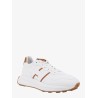 Leather sneakers with side logo