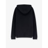 Cotton sweatshirt with front embroidered logo