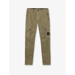 Cotton blend cargo trousers