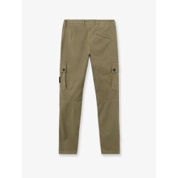 Cotton blend cargo trousers