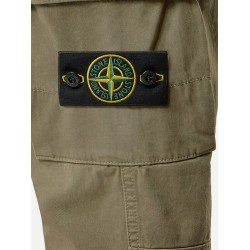 Cotton blend cargo trousers