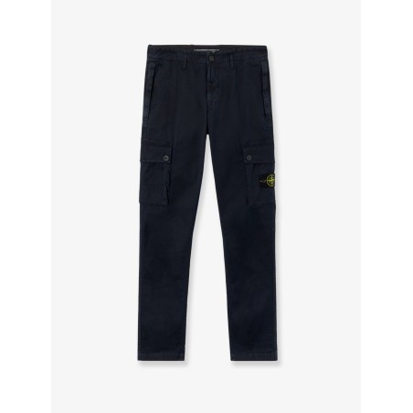 Cotton blend cargo trousers