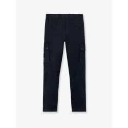 Cotton blend cargo trousers