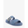 Fendi Feel woven rafia flat sandals