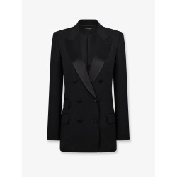 Wool Tuxedo Blazer
