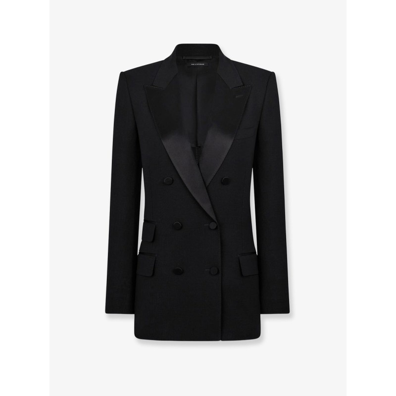 Wool Tuxedo Blazer