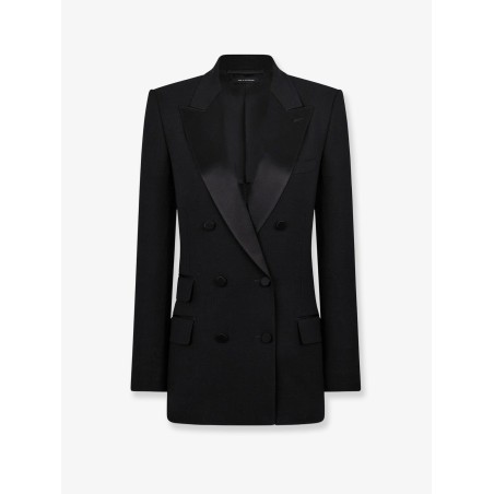 Wool Tuxedo Blazer