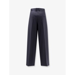 Wool blend trousers with pinces