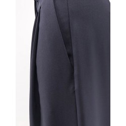 Wool blend trousers with pinces
