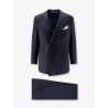Double-breasted wool suit