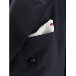 Double-breasted wool suit