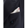 Double-breasted wool suit