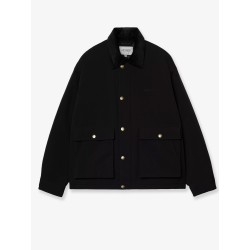Quentin nylon jacket with embroidered logo on the front