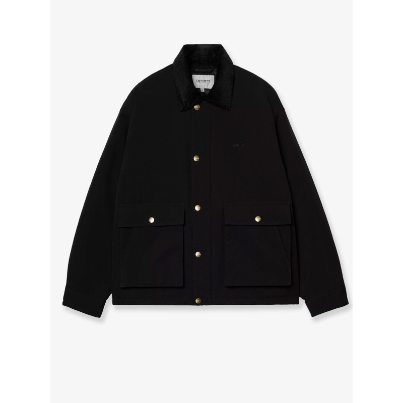 Quentin nylon jacket with embroidered logo on the front