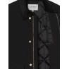 Quentin nylon jacket with embroidered logo on the front