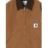 Detroit canvas jacket with front logo patch