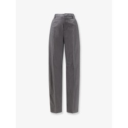 Virgin wool and cotton trousers