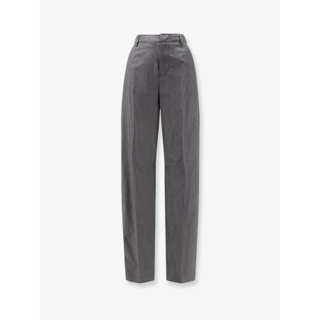 Virgin wool and cotton trousers