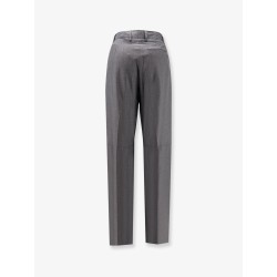 Virgin wool and cotton trousers