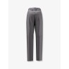 Virgin wool and cotton trousers