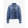 Denim shirt with Logo Patch